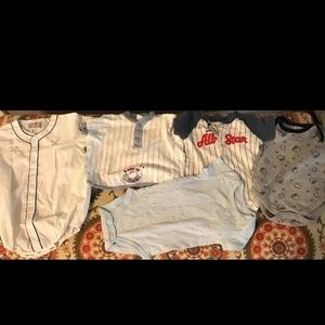6-9 M Baby Boy Baseball Clothes bundle